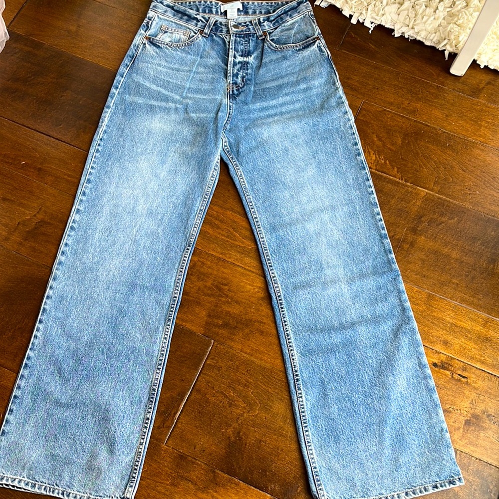 Dark Wash Straight Leg Jeans